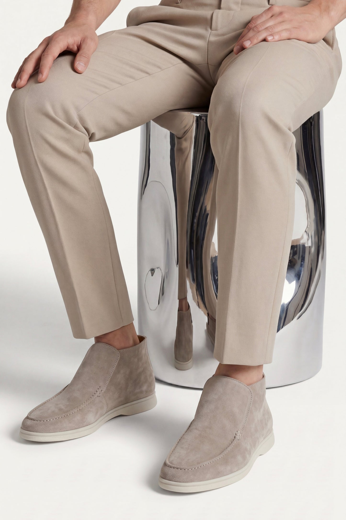 Capri High Top Loafer Taupe Maja