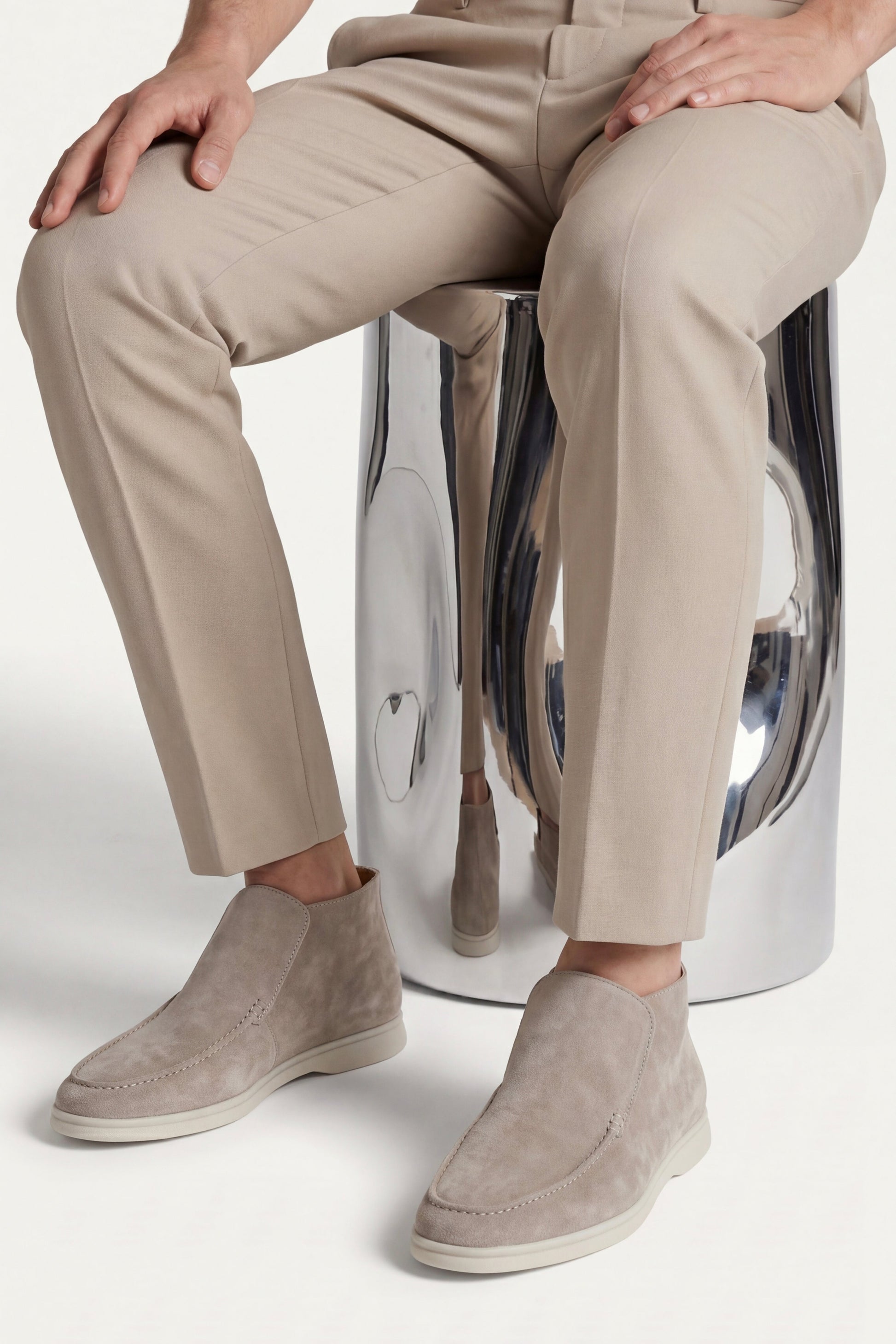 Capri High Top Loafer Taupe Maja