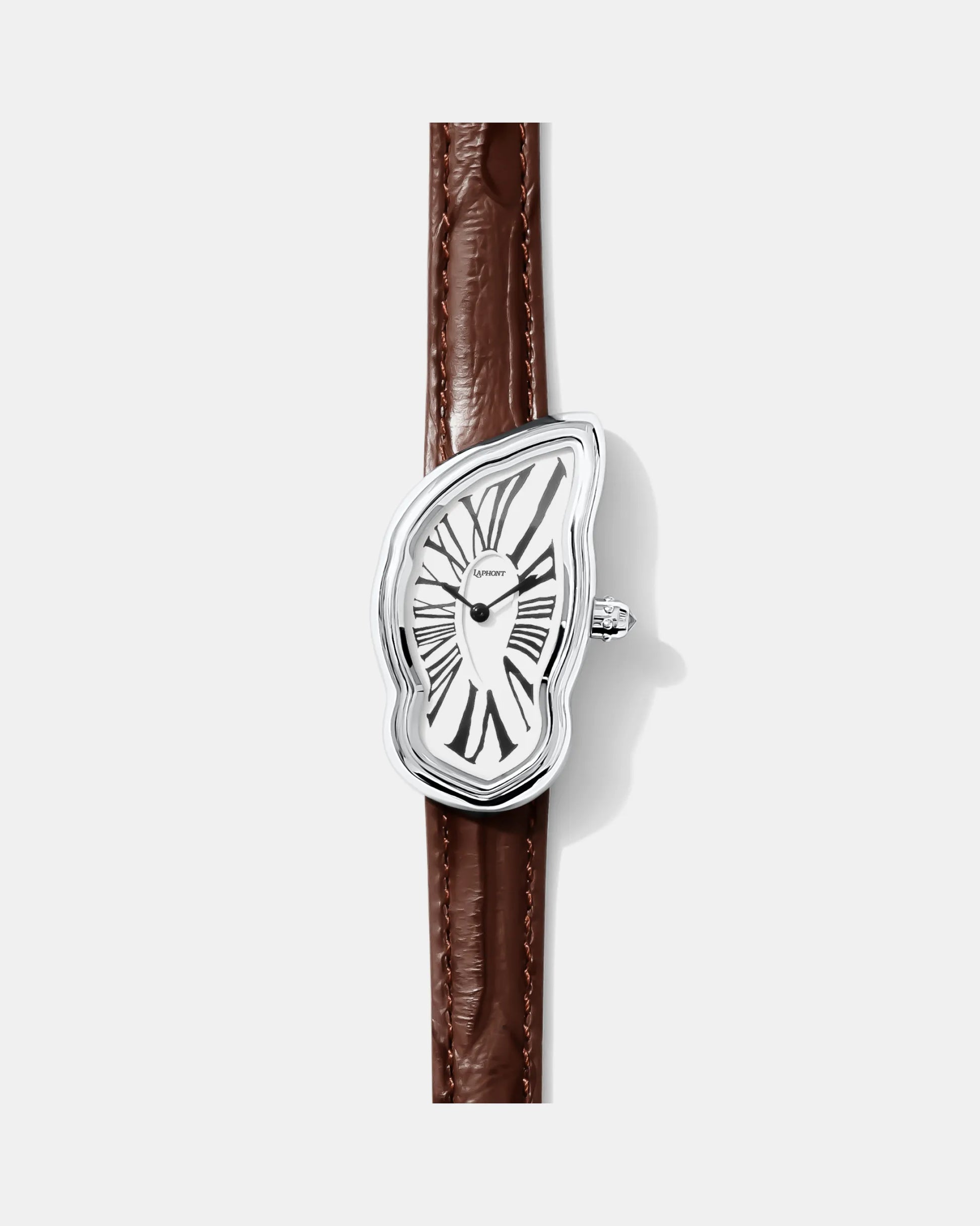 Schmelzende Uhr Groß Silber Maja