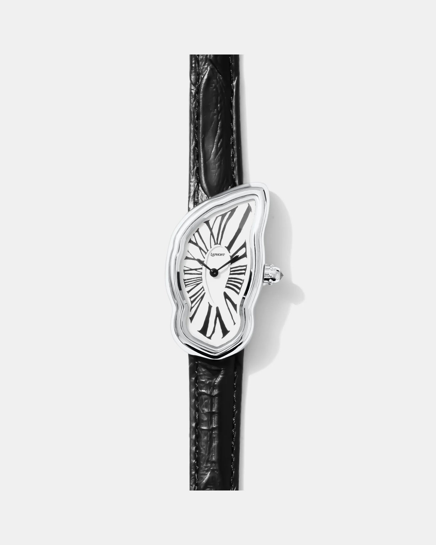 Schmelzende Uhr Groß Silber Maja