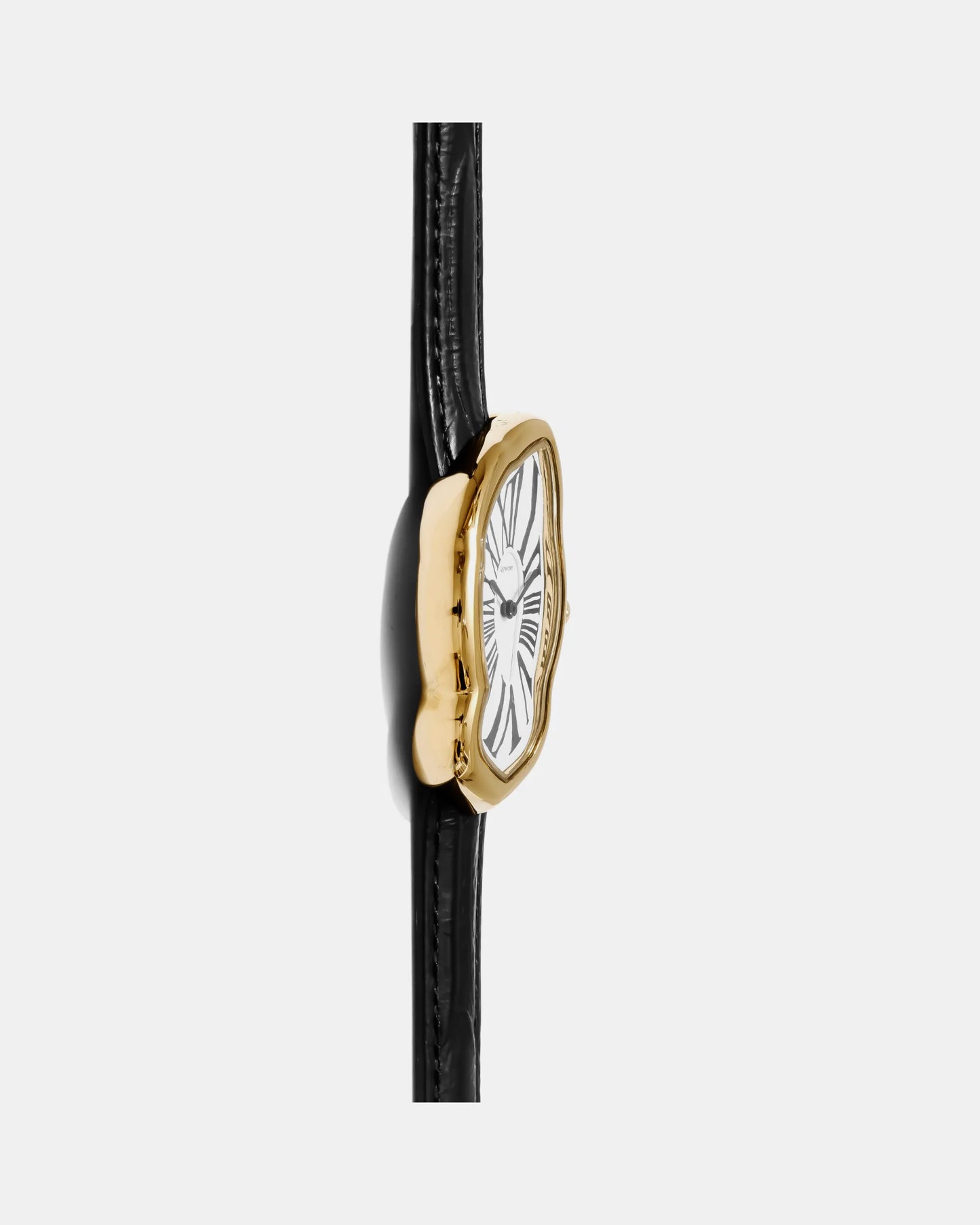 Schmelzende Uhr Groß Gold Maja