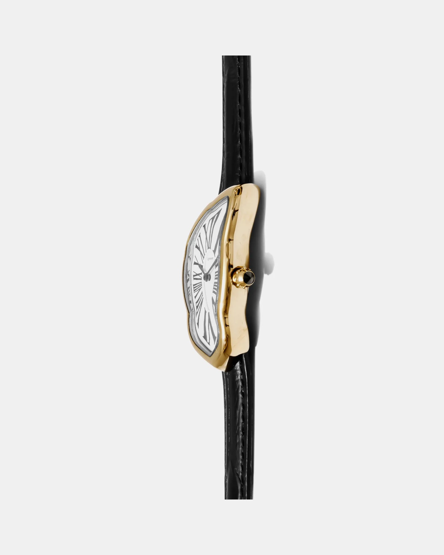 Schmelzende Uhr Groß Gold Maja