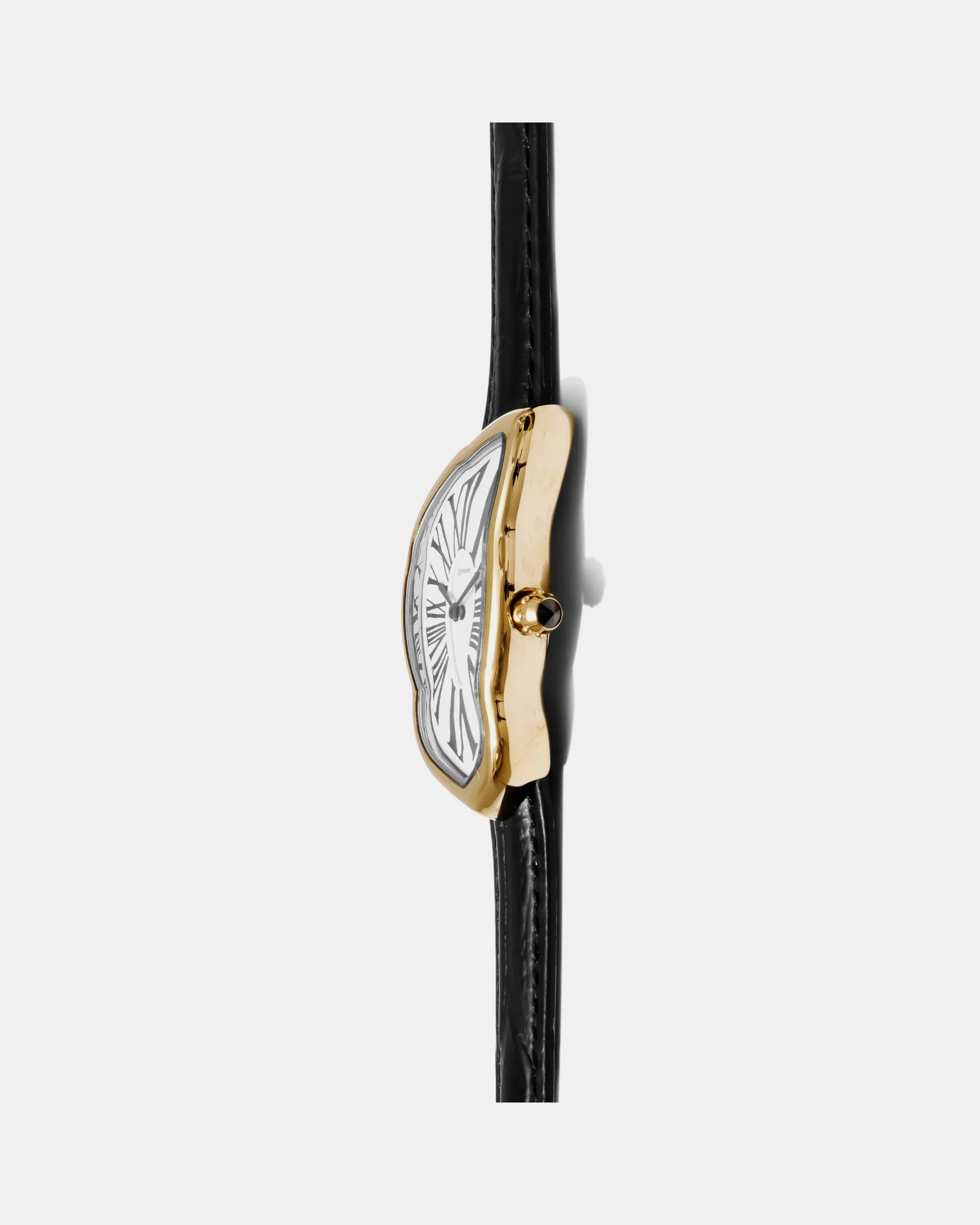 Schmelzende Uhr Groß Gold Maja