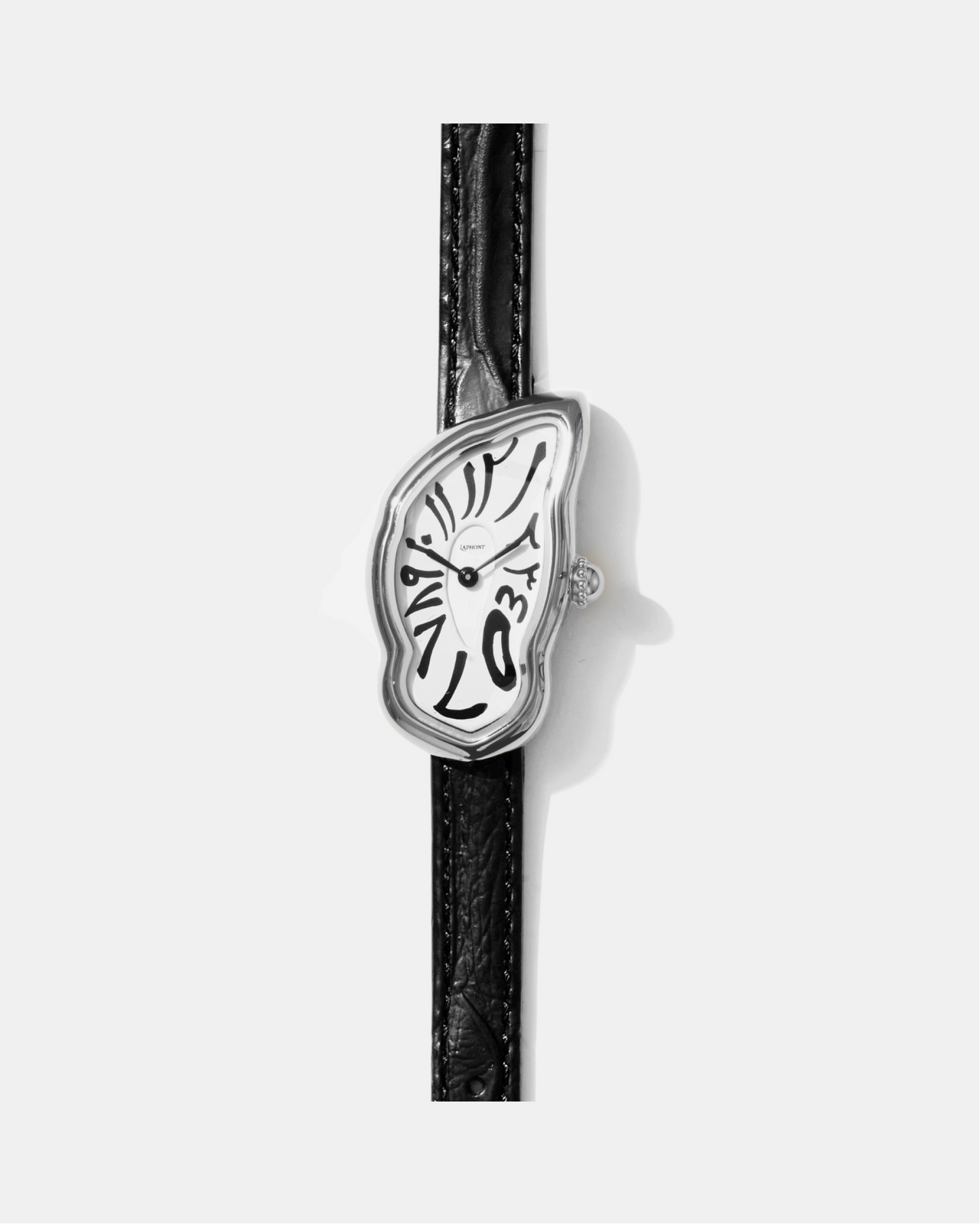 Schmelzende Uhr Klein Silber Maja