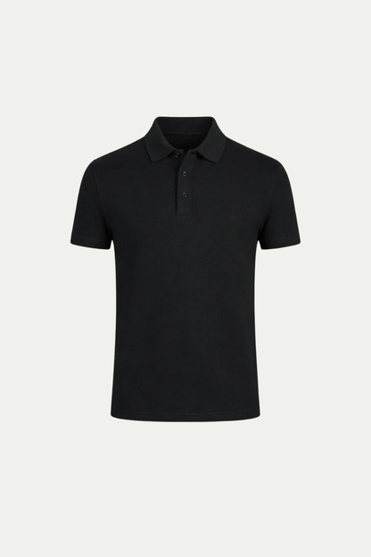 Verfeinertes Polo Schwarz Maja