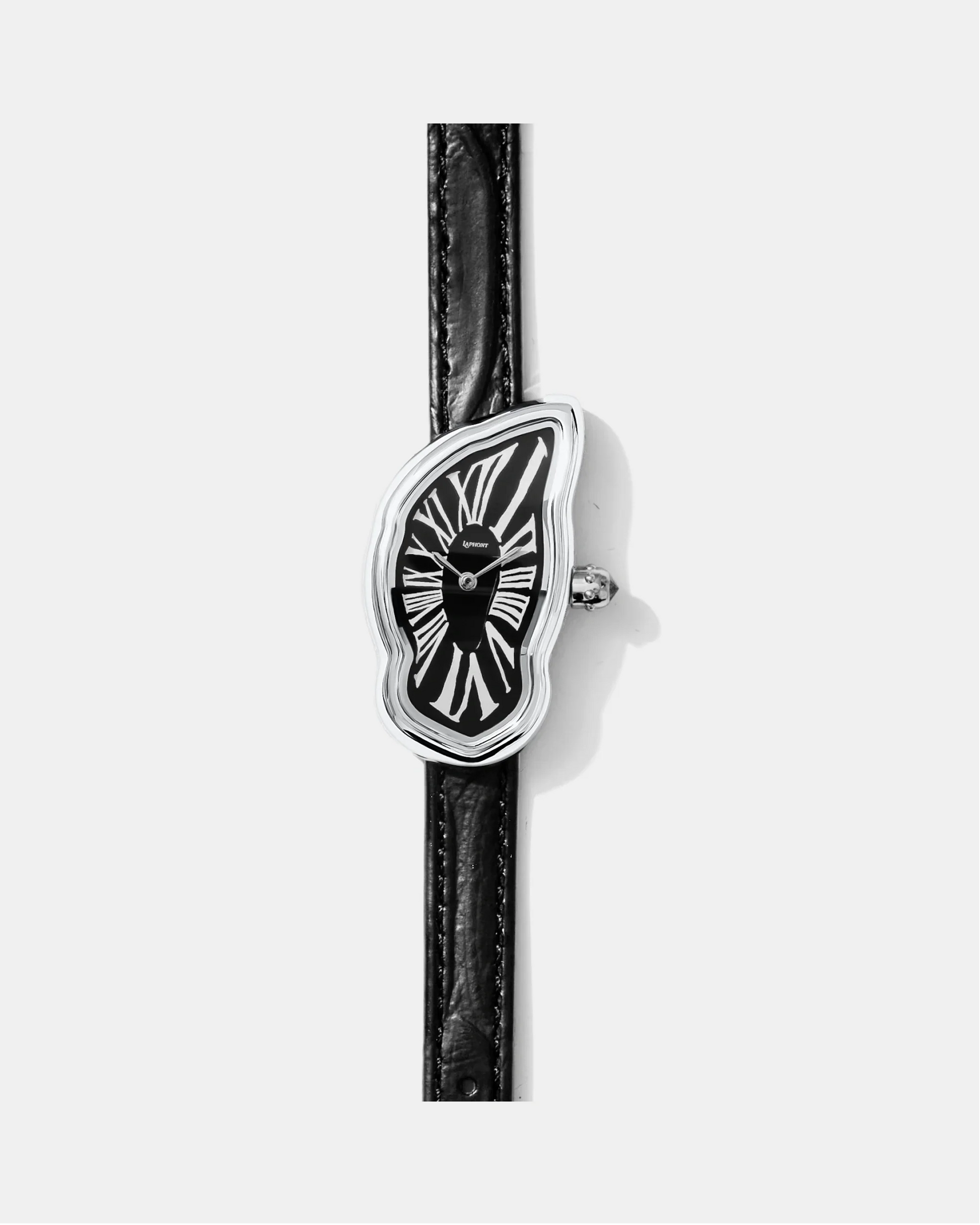 Schmelzende Uhr Klein Silber Maja