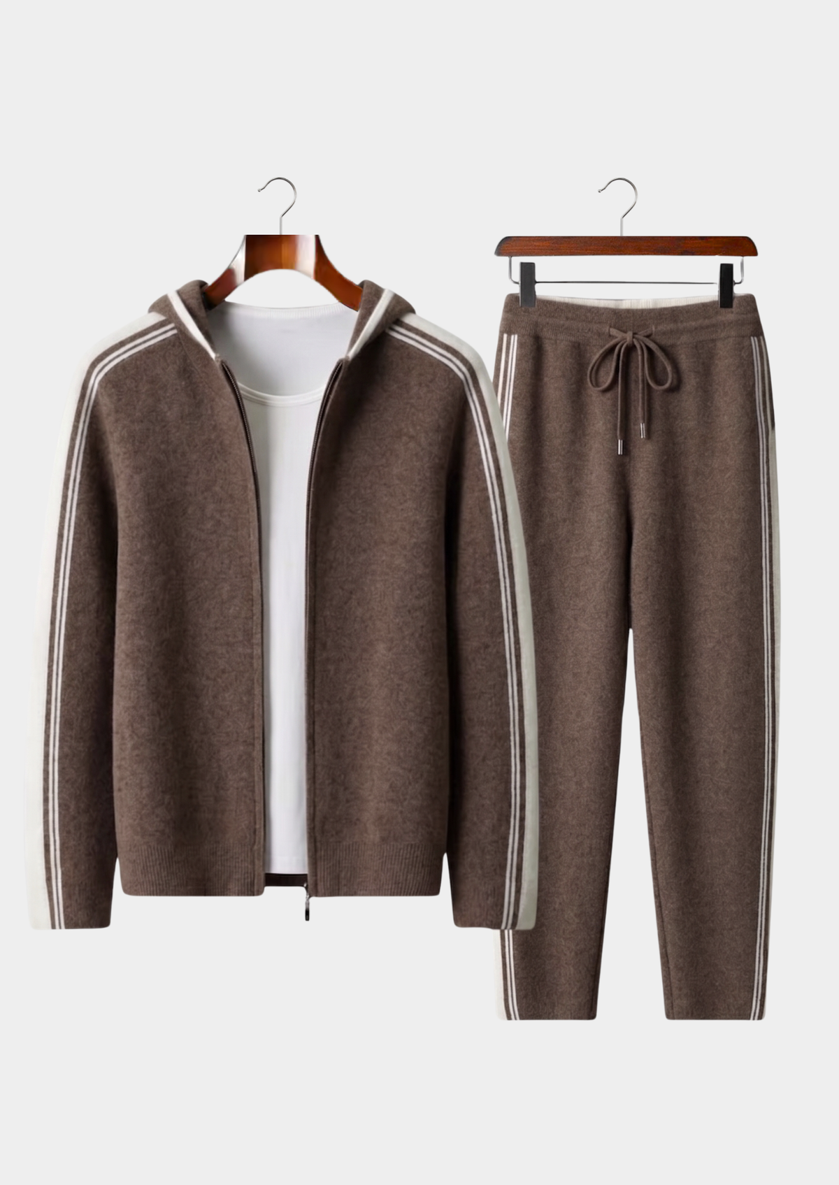 Reines Extra-Fine Merinowolle Dunkelmocha Damien Set RivaSylt