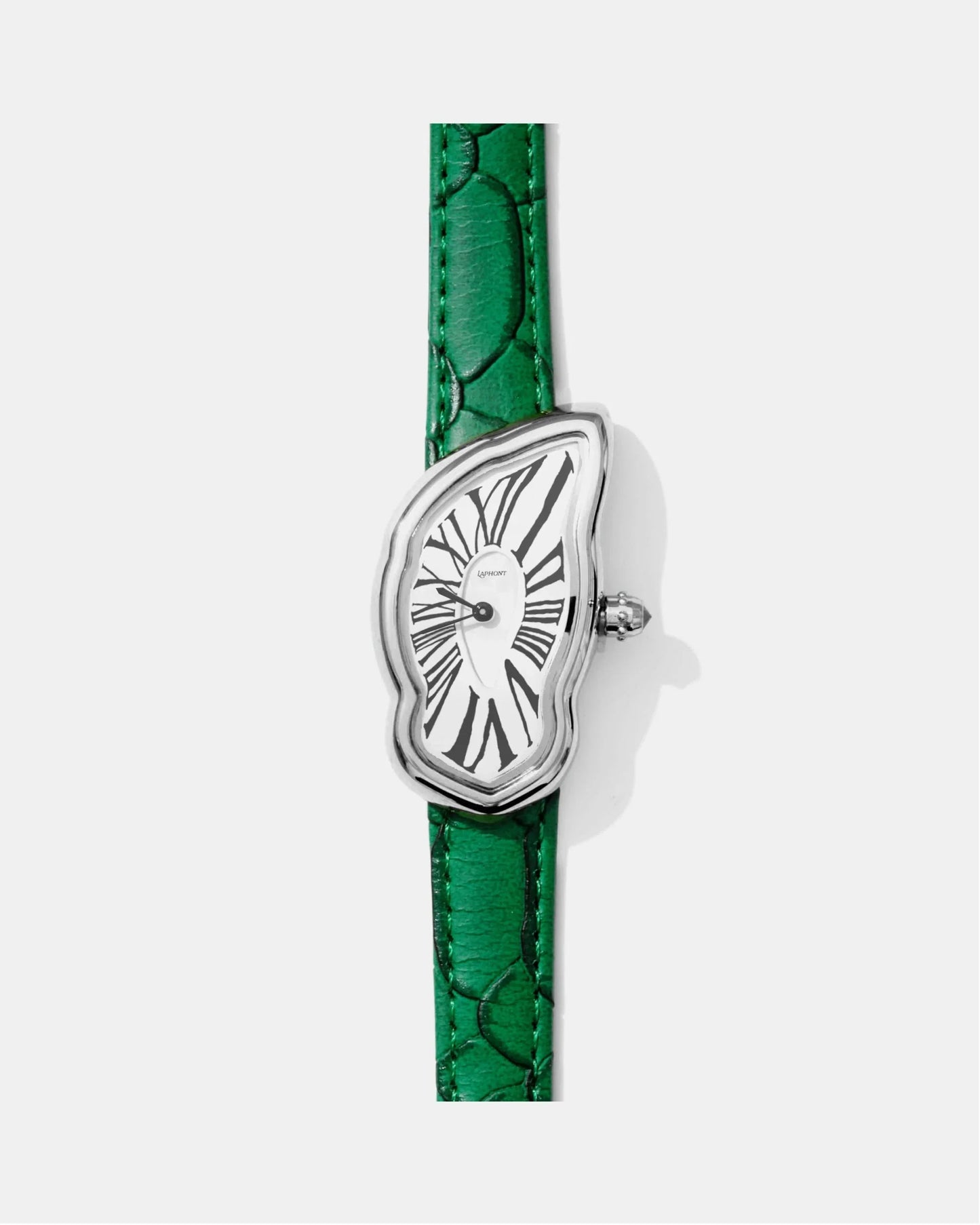 Schmelzende Uhr Groß Silber Maja