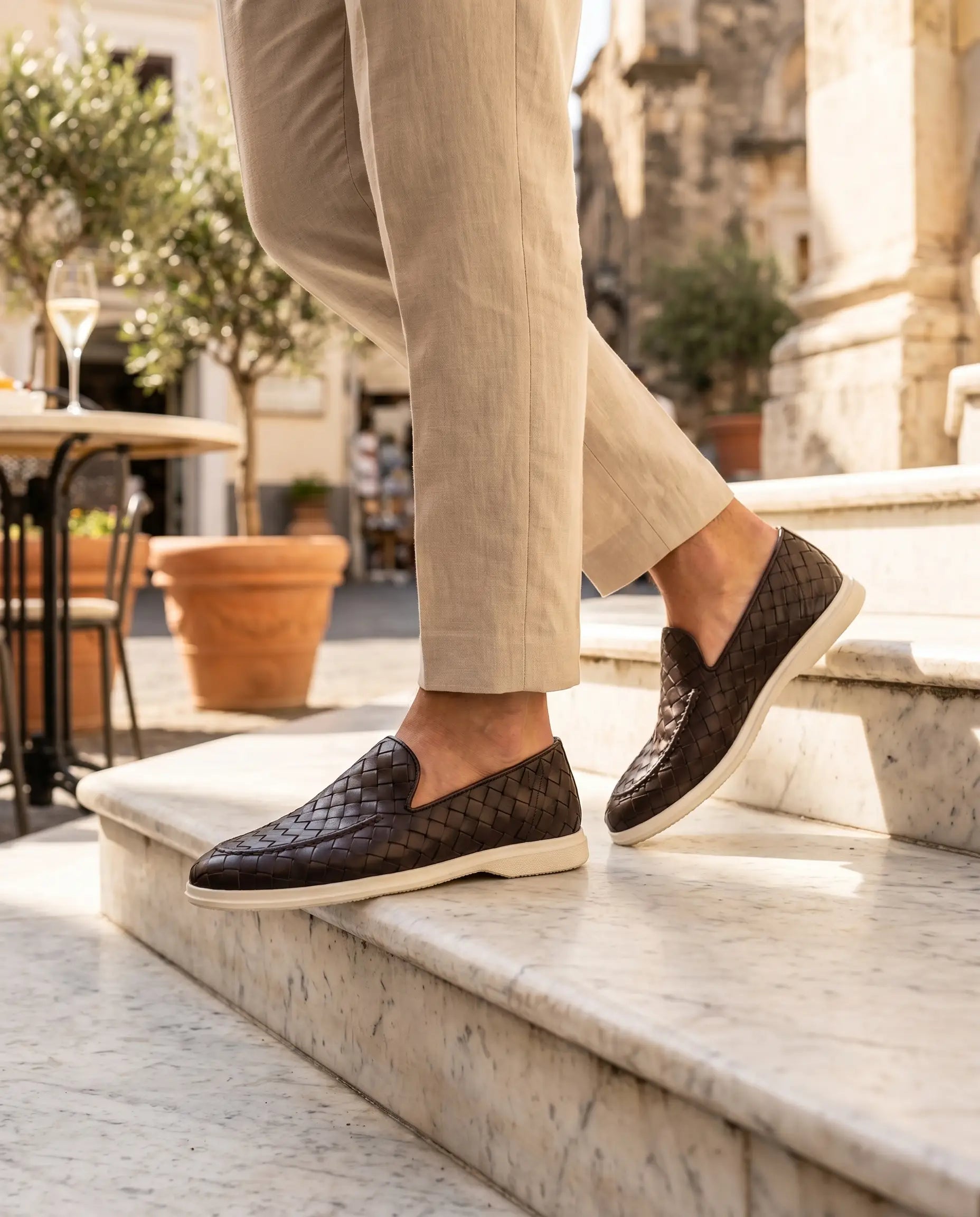 Sorrento Woven Loafer - Braun Maja