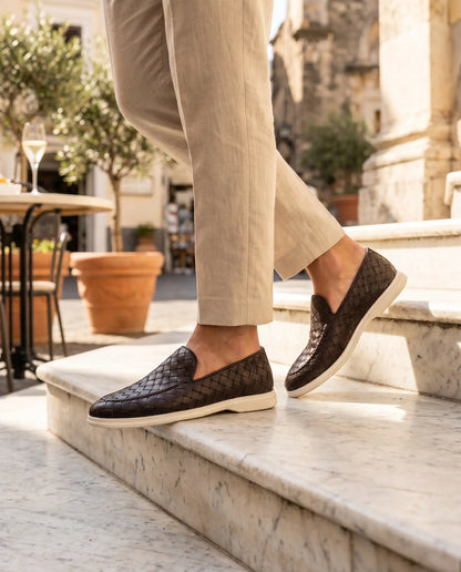 Sorrento Woven Loafer - Braun Maja