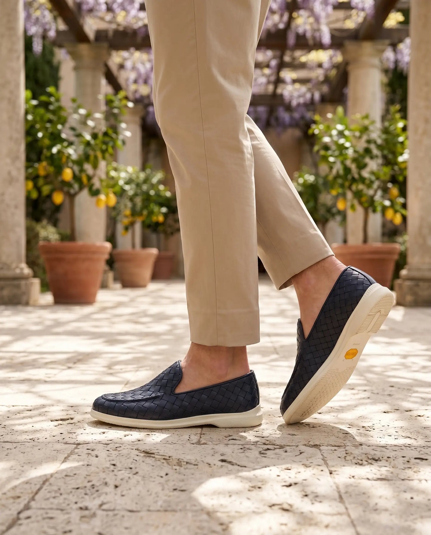 Sorrento Woven Loafer - Blau Maja