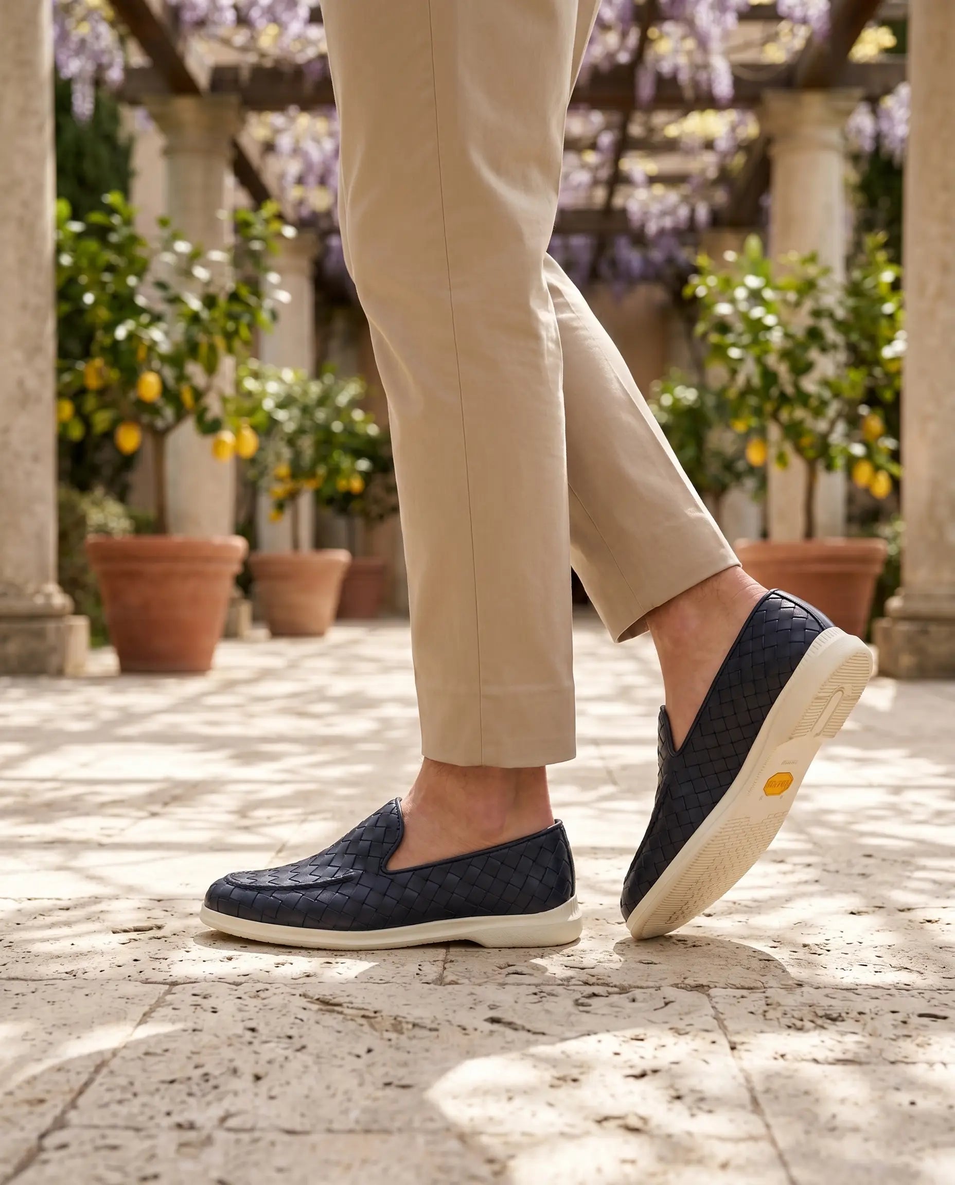 Sorrento Woven Loafer - Blau Maja