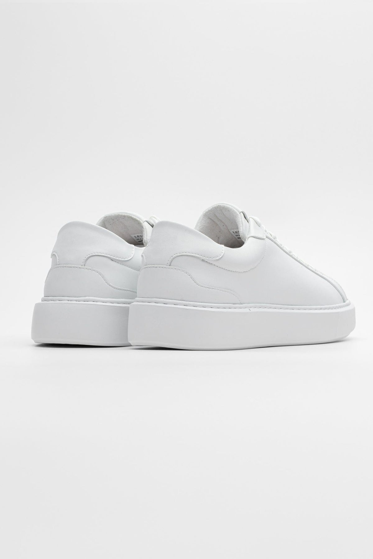 Boston Leder Trainer - Weiß RivaSylt