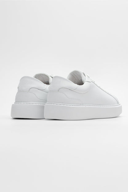 Boston Leder Trainer - Weiß RivaSylt