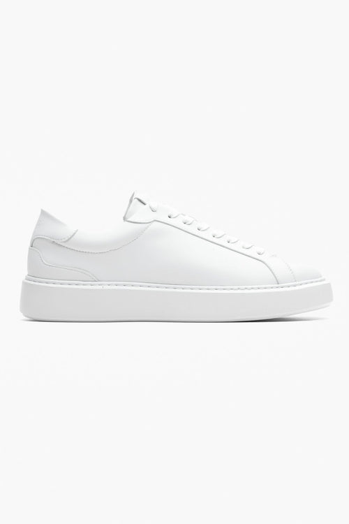 Boston Leder Trainer - Weiß RivaSylt
