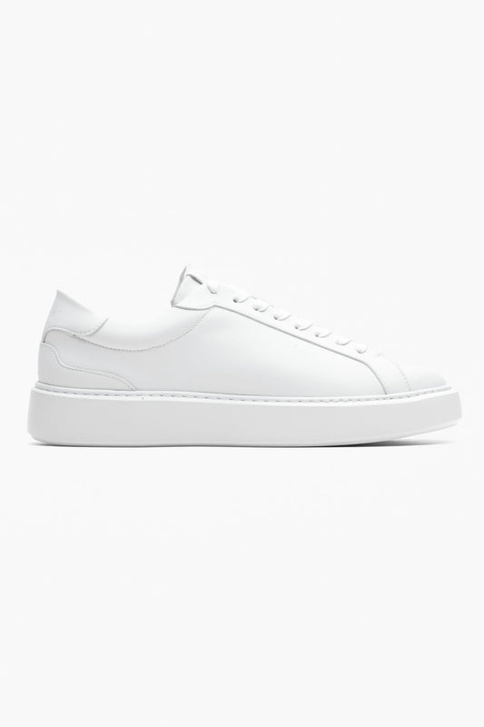 Boston Leder Trainer - Weiß RivaSylt