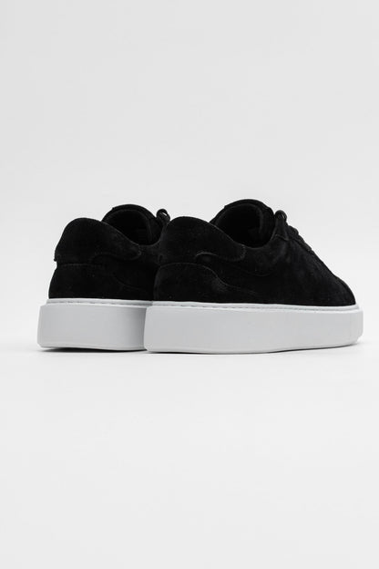 Boston Wildleder Trainer - Schwarz RivaSylt