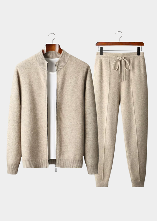 Reines Extra-Fine Merinowolle Sand Luzzo Set RivaSylt