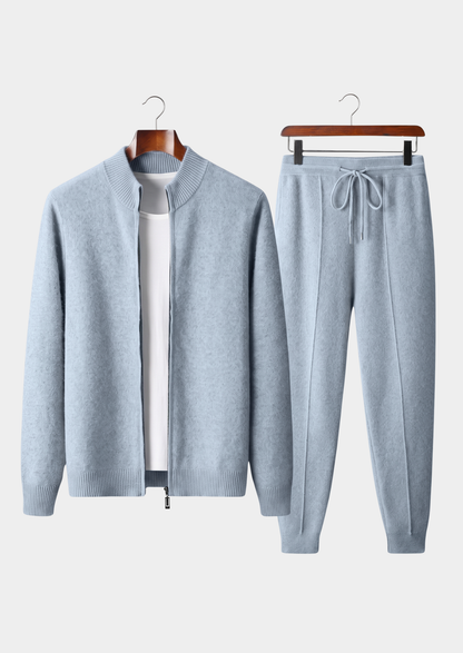 Reines Extra-Fein Merinowolle Hellblau Luzzo Set RivaSylt