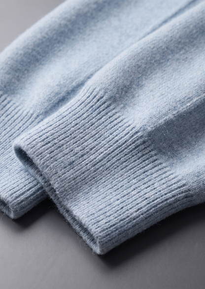 Reines Extra-Fein Merinowolle Hellblau Luzzo Set RivaSylt