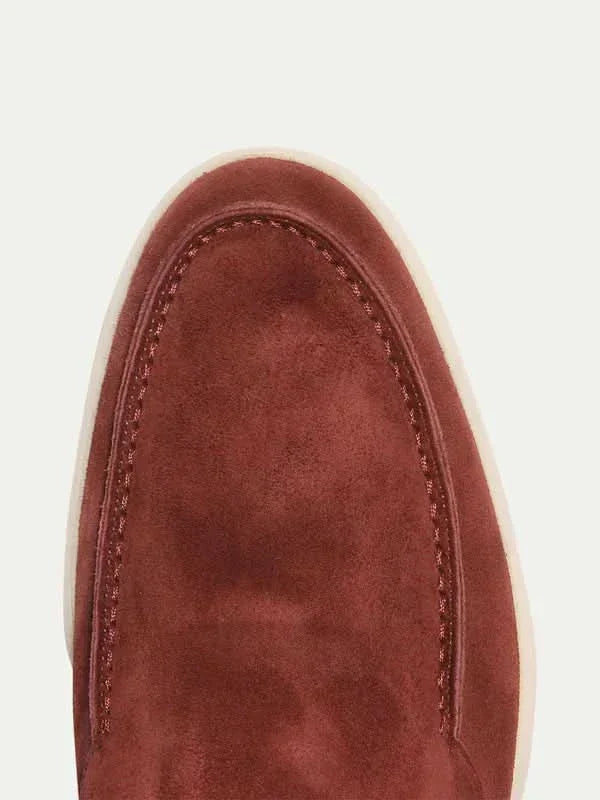 Klassischer Suède Loafer Bordeaux Maja