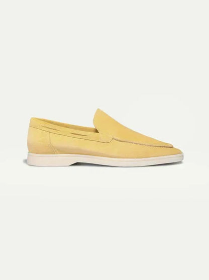 Klassischer Wildleder Slipper Zitrusgelb Maja