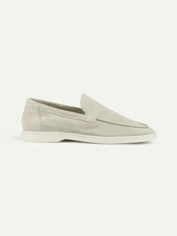 Klassischer Wildleder Slipper Creme Maja