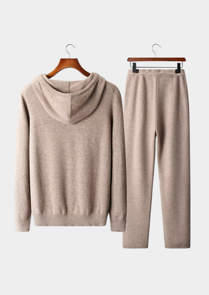 Reines Extra-Fine Merinowolle Beige Savro Set RivaSylt