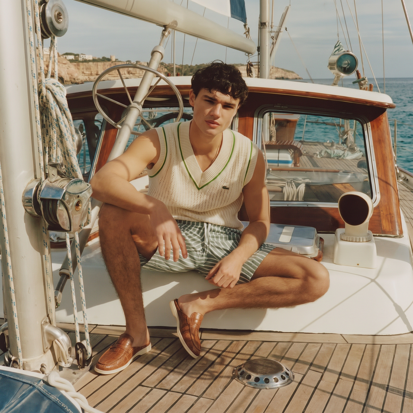 Tan Croco Yacht-Mule | LIMITIERTE AUFLAGE Maja